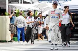 Sergio Perez (MEX) Sauber. 24.11.2012. Formula 1 World Championship, Rd 20, Brazilian Grand Prix, Sao Paulo, Brazil, Qualifying Day.