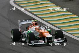 Nico Hulkenberg (GER), Sahara Force India Formula One Team  24.11.2012. Formula 1 World Championship, Rd 20, Brazilian Grand Prix, Sao Paulo, BRA, Qualifying Day