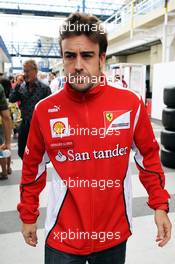 Fernando Alonso (ESP) Ferrari. 25.11.2012. Formula 1 World Championship, Rd 20, Brazilian Grand Prix, Sao Paulo, Brazil, Race Day.