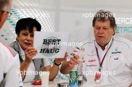 Norbert Haug (GER) Mercedes Sporting Director. 25.11.2012. Formula 1 World Championship, Rd 20, Brazilian Grand Prix, Sao Paulo, Brazil, Race Day.