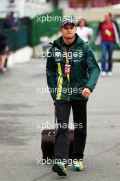 Heikki Kovalainen (FIN) Caterham. 25.11.2012. Formula 1 World Championship, Rd 20, Brazilian Grand Prix, Sao Paulo, Brazil, Race Day.