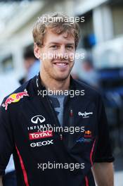 Sebastian Vettel (GER) Red Bull Racing. 22.11.2012. Formula 1 World Championship, Rd 20, Brazilian Grand Prix, Sao Paulo, Brazil, Preparation Day.