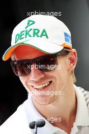 Nico Hulkenberg (GER) Sahara Force India F1. 22.11.2012. Formula 1 World Championship, Rd 20, Brazilian Grand Prix, Sao Paulo, Brazil, Preparation Day.