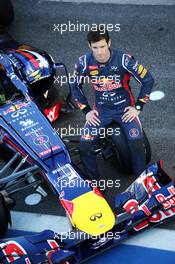Mark Webber (AUS) Red Bull Racing at a team photograph. 22.11.2012. Formula 1 World Championship, Rd 20, Brazilian Grand Prix, Sao Paulo, Brazil, Preparation Day.