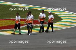 Paul di Resta (GBR), Sahara Force India Formula One Team  22.11.2012. Formula 1 World Championship, Rd 20, Brazilian Grand Prix, Sao Paulo, BRA, Preparation Day