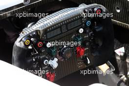 Sauber C31 steering wheel. 22.11.2012. Formula 1 World Championship, Rd 20, Brazilian Grand Prix, Sao Paulo, Brazil, Preparation Day.
