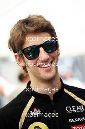 Romain Grosjean (FRA) Lotus F1 Team. 22.11.2012. Formula 1 World Championship, Rd 20, Brazilian Grand Prix, Sao Paulo, Brazil, Preparation Day.
