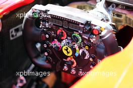 Ferrari F2012 steering wheel. 22.11.2012. Formula 1 World Championship, Rd 20, Brazilian Grand Prix, Sao Paulo, Brazil, Preparation Day.