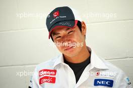 Kamui Kobayashi (JPN) Sauber. 22.11.2012. Formula 1 World Championship, Rd 20, Brazilian Grand Prix, Sao Paulo, Brazil, Preparation Day.