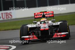 Lewis Hamilton (GBR) McLaren MP4/27. 08.06.2012. Formula 1 World Championship, Rd 7, Canadian Grand Prix, Montreal, Canada, Practice Day