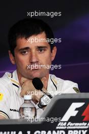 Antonio Cuquerella (ESP) Hispania Racing F1 Team (HRT) in the FIA Press Conference. 08.06.2012. Formula 1 World Championship, Rd 7, Canadian Grand Prix, Montreal, Canada, Practice Day
