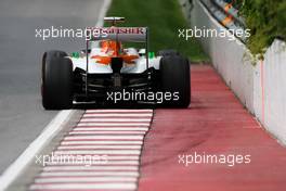 Nico Hulkenberg (GER) Sahara Force India F1 VJM05. 08.06.2012. Formula 1 World Championship, Rd 7, Canadian Grand Prix, Montreal, Canada, Practice Day