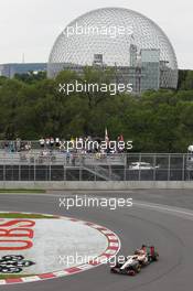 Pedro De La Rosa (ESP) HRT Formula 1 Team F112. 08.06.2012. Formula 1 World Championship, Rd 7, Canadian Grand Prix, Montreal, Canada, Practice Day