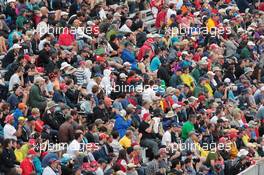 Fans in the grandstand. 08.06.2012. Formula 1 World Championship, Rd 7, Canadian Grand Prix, Montreal, Canada, Practice Day