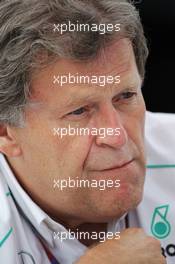 Norbert Haug (GER) Mercedes Sporting Director. 08.06.2012. Formula 1 World Championship, Rd 7, Canadian Grand Prix, Montreal, Canada, Practice Day