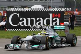 Nico Rosberg (GER) Mercedes AMG F1 W03. 08.06.2012. Formula 1 World Championship, Rd 7, Canadian Grand Prix, Montreal, Canada, Practice Day