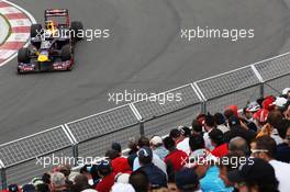 Sebastian Vettel (GER) Red Bull Racing RB8. 08.06.2012. Formula 1 World Championship, Rd 7, Canadian Grand Prix, Montreal, Canada, Practice Day