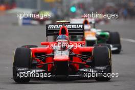 Charles Pic (FRA) Marussia F1 Team MR01. 08.06.2012. Formula 1 World Championship, Rd 7, Canadian Grand Prix, Montreal, Canada, Practice Day