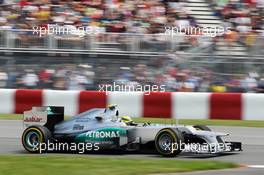 Nico Rosberg (GER) Mercedes AMG F1 W03. 08.06.2012. Formula 1 World Championship, Rd 7, Canadian Grand Prix, Montreal, Canada, Practice Day