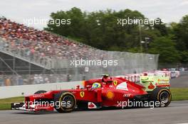 Felipe Massa (BRA) Ferrari F2012. 08.06.2012. Formula 1 World Championship, Rd 7, Canadian Grand Prix, Montreal, Canada, Practice Day