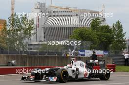 Kamui Kobayashi (JPN) Sauber C31. 08.06.2012. Formula 1 World Championship, Rd 7, Canadian Grand Prix, Montreal, Canada, Practice Day