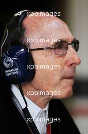 Frank Williams (GBR) Williams Team Owner. 08.06.2012. Formula 1 World Championship, Rd 7, Canadian Grand Prix, Montreal, Canada, Practice Day