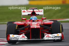 Fernando Alonso (ESP) Ferrari F2012. 08.06.2012. Formula 1 World Championship, Rd 7, Canadian Grand Prix, Montreal, Canada, Practice Day