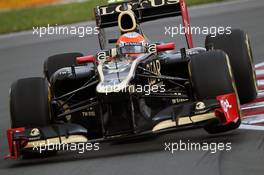 Romain Grosjean (FRA) Lotus F1 E20. 08.06.2012. Formula 1 World Championship, Rd 7, Canadian Grand Prix, Montreal, Canada, Practice Day
