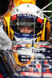 Sebastian Vettel (GER) Red Bull Racing RB8. 08.06.2012. Formula 1 World Championship, Rd 7, Canadian Grand Prix, Montreal, Canada, Practice Day