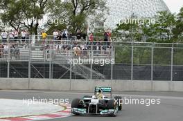 Nico Rosberg (GER) Mercedes AMG F1 W03. 08.06.2012. Formula 1 World Championship, Rd 7, Canadian Grand Prix, Montreal, Canada, Practice Day