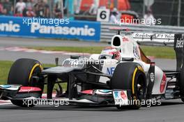 Kamui Kobayashi (JPN) Sauber C31. 08.06.2012. Formula 1 World Championship, Rd 7, Canadian Grand Prix, Montreal, Canada, Practice Day
