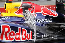 Sebastian Vettel (GER) Red Bull Racing RB8 with sensor equipment. 08.06.2012. Formula 1 World Championship, Rd 7, Canadian Grand Prix, Montreal, Canada, Practice Day