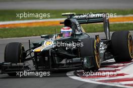 Vitaly Petrov (RUS) Caterham CT01. 08.06.2012. Formula 1 World Championship, Rd 7, Canadian Grand Prix, Montreal, Canada, Practice Day