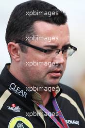 Eric Boullier (FRA) Lotus F1 Team Principal. 08.06.2012. Formula 1 World Championship, Rd 7, Canadian Grand Prix, Montreal, Canada, Practice Day