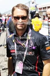 Jason Priestley (CDN) Actor on the grid. 10.06.2012. Formula 1 World Championship, Rd 7, Canadian Grand Prix, Montreal, Canada, Race Day