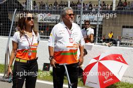 Dr. Vijay Mallya (IND) Sahara Force India F1 Team Owner on the grid. 10.06.2012. Formula 1 World Championship, Rd 7, Canadian Grand Prix, Montreal, Canada, Race Day
