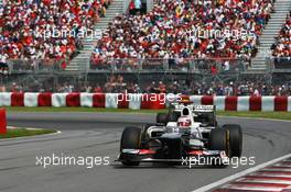 Kamui Kobayashi (JPN) Sauber C31. 10.06.2012. Formula 1 World Championship, Rd 7, Canadian Grand Prix, Montreal, Canada, Race Day