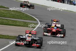 Lewis Hamilton (GBR), McLaren Mercedes  10.06.2012. Formula 1 World Championship, Rd 7, Canadian Grand Prix, Montreal, Canada, Race Day