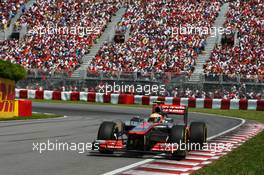 Lewis Hamilton (GBR) McLaren MP4/27. 10.06.2012. Formula 1 World Championship, Rd 7, Canadian Grand Prix, Montreal, Canada, Race Day