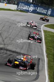 Sebastian Vettel (GER) Red Bull Racing RB8. 10.06.2012. Formula 1 World Championship, Rd 7, Canadian Grand Prix, Montreal, Canada, Race Day