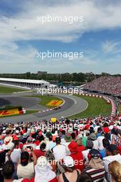 Sebastian Vettel (GER) Red Bull Racing RB8. 10.06.2012. Formula 1 World Championship, Rd 7, Canadian Grand Prix, Montreal, Canada, Race Day