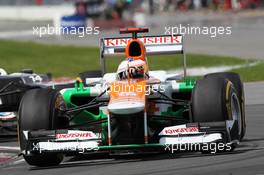 Paul di Resta (GBR) Sahara Force India VJM05. 10.06.2012. Formula 1 World Championship, Rd 7, Canadian Grand Prix, Montreal, Canada, Race Day