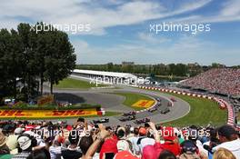 The start of the race. 10.06.2012. Formula 1 World Championship, Rd 7, Canadian Grand Prix, Montreal, Canada, Race Day