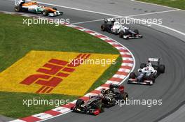 Kimi Raikkonen (FIN) Lotus F1 E20. 10.06.2012. Formula 1 World Championship, Rd 7, Canadian Grand Prix, Montreal, Canada, Race Day