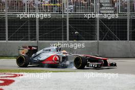 Lewis Hamilton (GBR) McLaren MP4/27. 10.06.2012. Formula 1 World Championship, Rd 7, Canadian Grand Prix, Montreal, Canada, Race Day