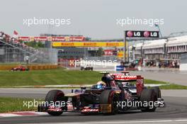 Jean-Eric Vergne (FRA) Scuderia Toro Rosso STR7. 10.06.2012. Formula 1 World Championship, Rd 7, Canadian Grand Prix, Montreal, Canada, Race Day