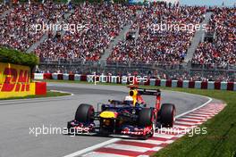 Sebastian Vettel (GER) Red Bull Racing RB8. 09.06.2012. Formula 1 World Championship, Rd 7, Canadian Grand Prix, Montreal, Canada, Qualifying Day