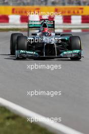 Michael Schumacher (GER) Mercedes AMG F1 W03. 09.06.2012. Formula 1 World Championship, Rd 7, Canadian Grand Prix, Montreal, Canada, Qualifying Day
