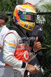 Qualifying results, 2nd place Lewis Hamilton (GBR), McLaren Mercedes  09.06.2012. Formula 1 World Championship, Rd 7, Canadian Grand Prix, Montreal, Canada, Qualifying Day