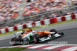 Paul di Resta (GBR) Sahara Force India VJM05. 09.06.2012. Formula 1 World Championship, Rd 7, Canadian Grand Prix, Montreal, Canada, Qualifying Day